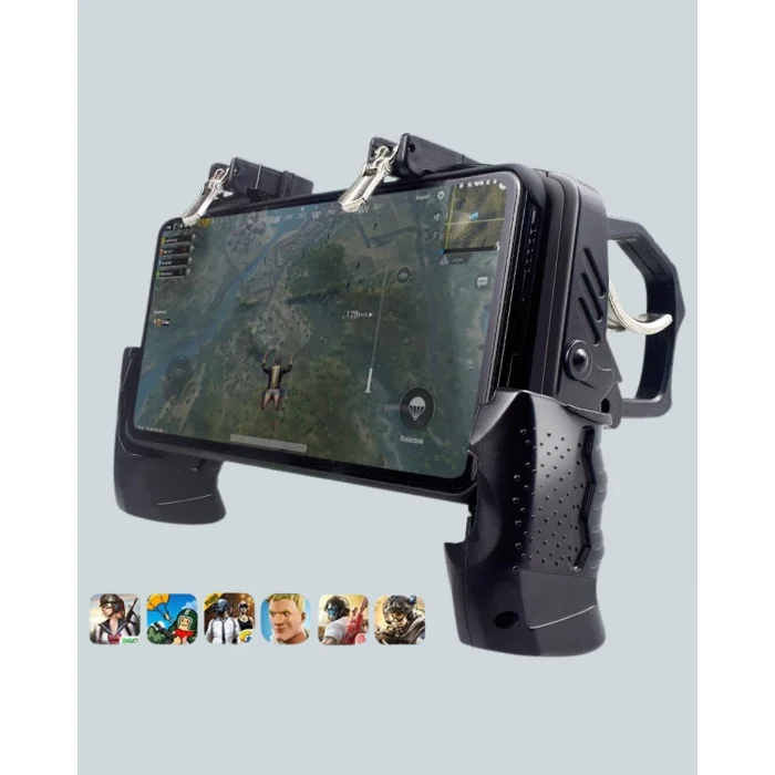 BUĞZ Dört Parmak Destekli Mobil Gamepad Tetikli Oyun Kontrolcüsü