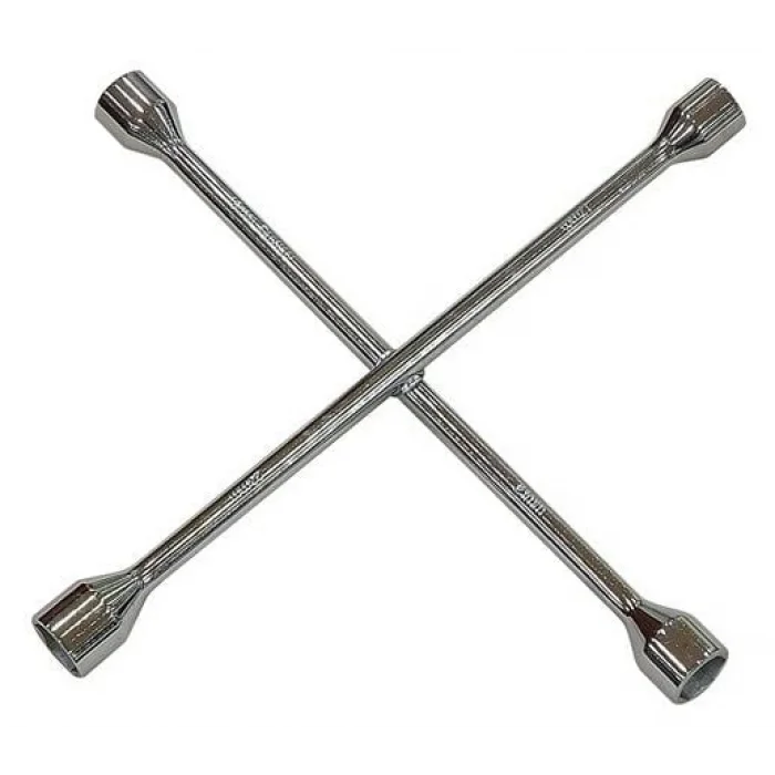 BUĞZ Dörtlü Bijon Anahtarı Krom Çelik Tam Profesyonel Lokmalı Bijon Tüm Araçlar İçindir