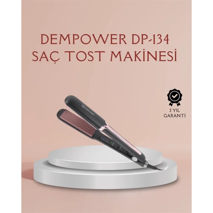  DP-134 Tost Saç Şekillendirici – Hızlı Isınan, Kalıcı ve Belirgin Dalgalar İçin İdeal