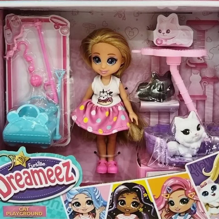 BUĞZ Dreameez Mini Bebek ve Kedi Seti