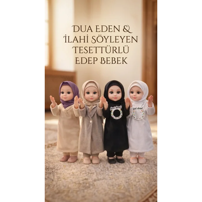 BUĞZ Dua Eden Tesettürlü Et Bebek: Ramazan ve İlahiler İçin