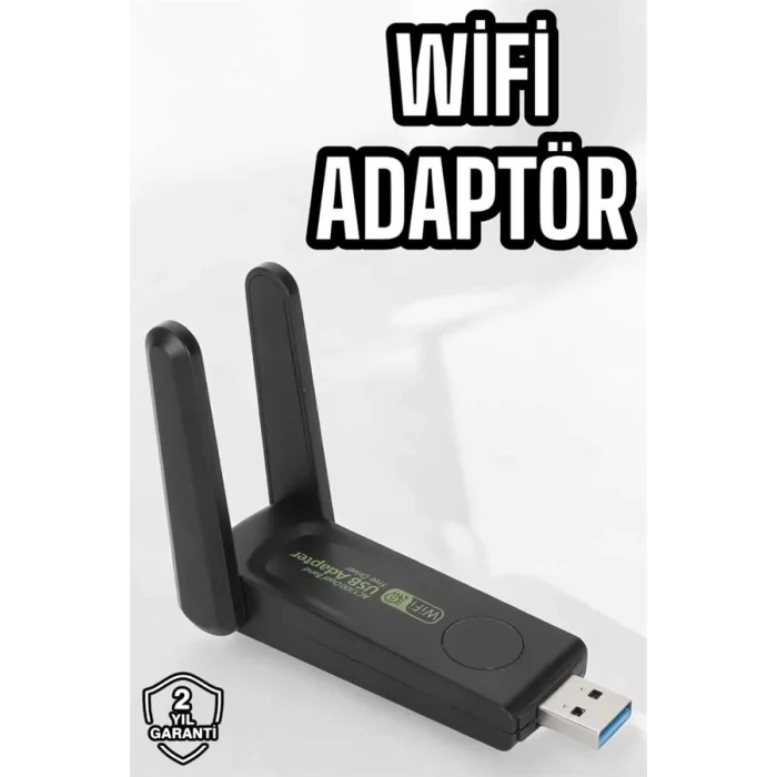  Dual Band Wifi Alıcı Adaptör USB 3.0 Destekli