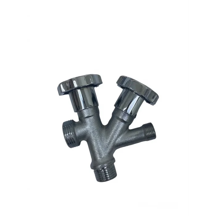  Dual Çiftli Çatallı Çamaşır Makinesi Ara Taharet Musluk Ara Musluk