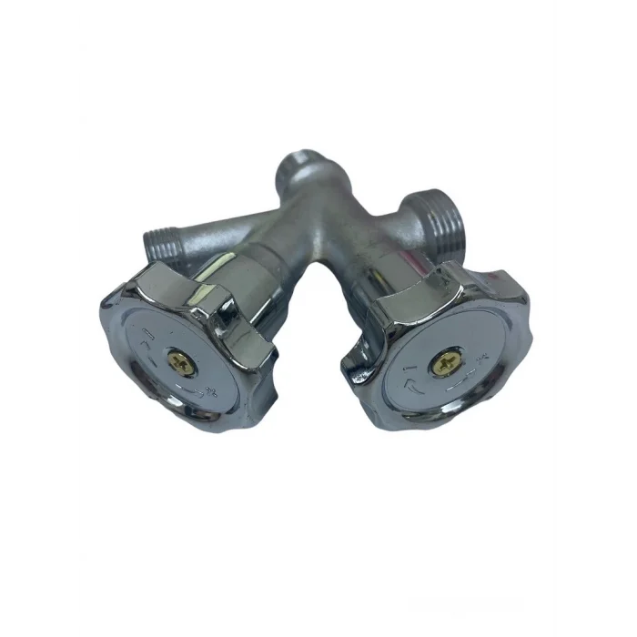 BUĞZ Dual Çiftli Çatallı Çamaşır Makinesi Ara Taharet Musluk Ara Musluk ( BUĞZ )