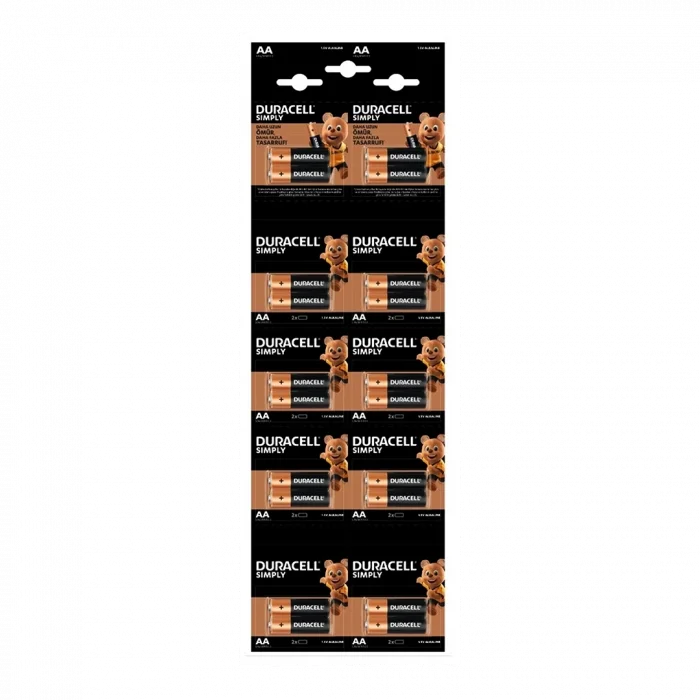 BUĞZ Duracell Kalem Pil Alkalin 20 Parça Bx40