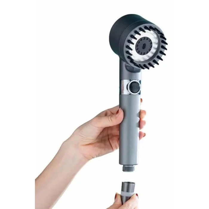  Duş Başlığı Yüksek Basınçlı Masaj Taraklı 3 Kademeli