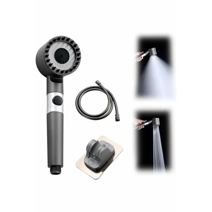BUĞZ Duş Başlığı Yüksek Basınçlı Masaj Taraklı 3 Kademeli - BUĞZ