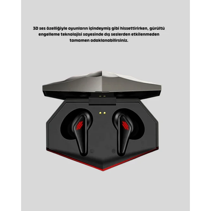 BUĞZ Düşük Gecikmeli Gaming Bluetooth Kulaklık - Lisinya