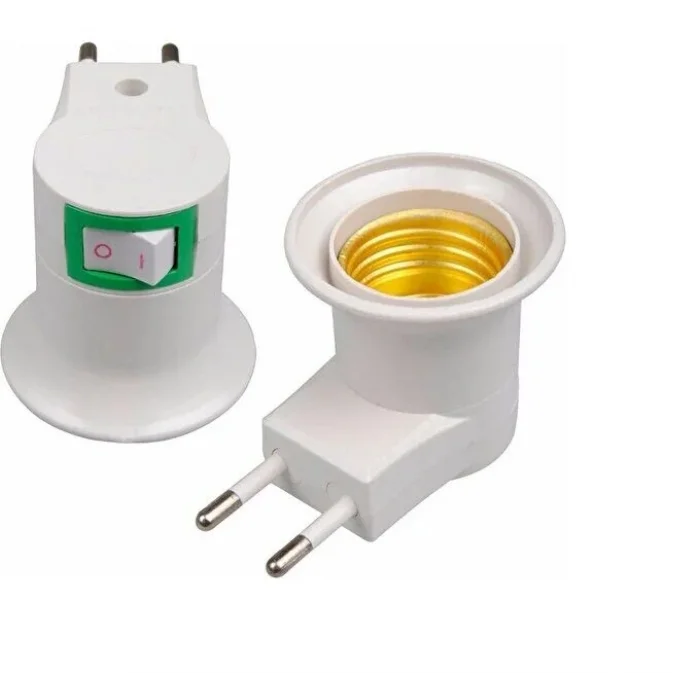 BUĞZ Duylu Fiş E27 Duylu Ampul Takılan Fiş Priz Anahtarlı Duy Priz