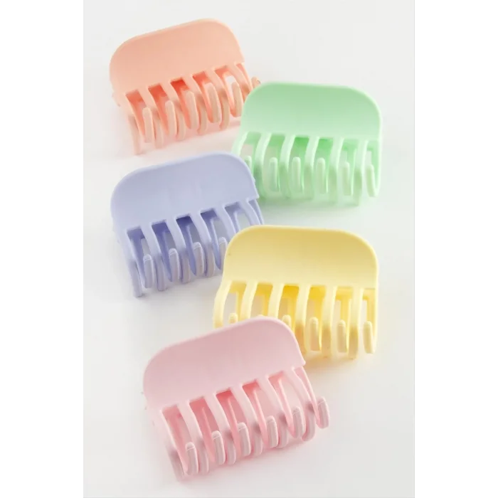 BUĞZ Düz Renkli Mandal Toka 6 cm