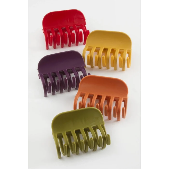 BUĞZ Düz Renkli Mandal Toka 6 cm