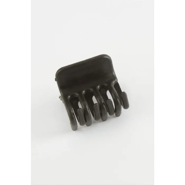 BUĞZ Düz Siyah Renkli Mandal Toka 4 cm