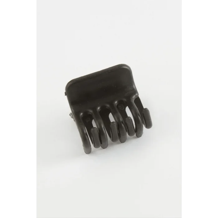 BUĞZ Düz Siyah Renkli Mandal Toka 4 cm