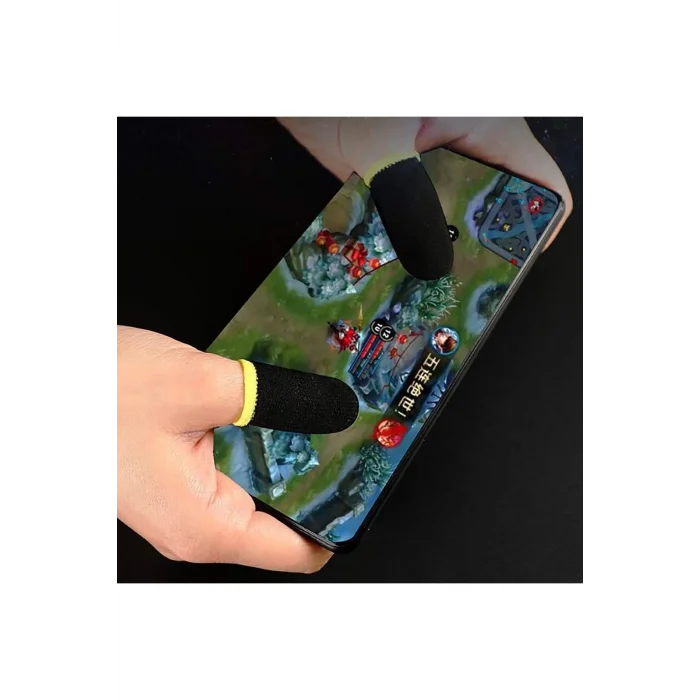  E-spor Parmak Eldivenleri 4lü - Pubg Oyun Eldiveni Ter Geçirmez 2 Çift - 4 Parmaklık