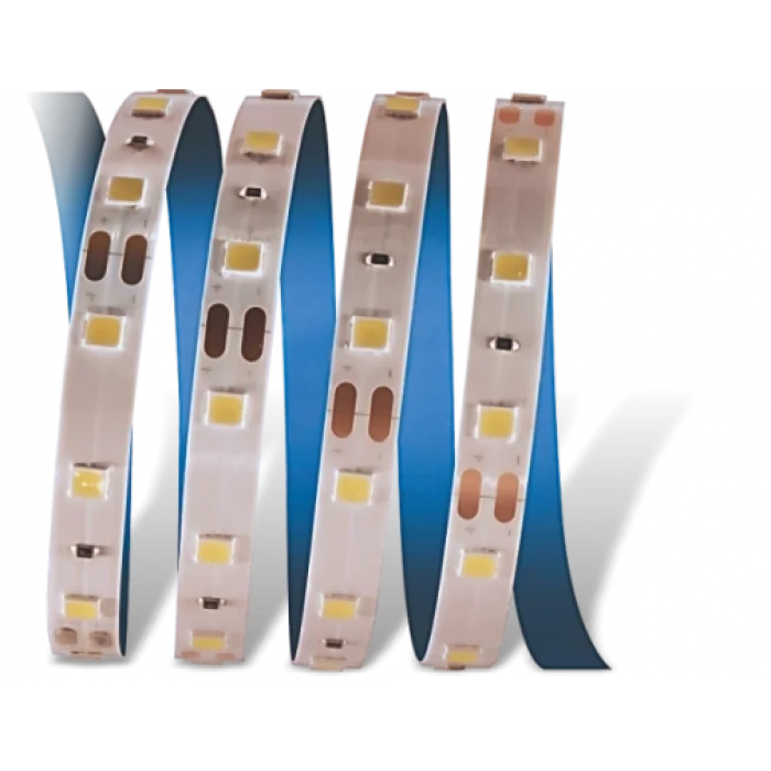BUĞZ -- 5 METRE CATA CT 4484 İç Mekan 12V 10 Çipli Şerit Led Mavi Işık