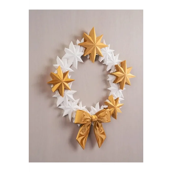 BUĞZ Eco Lounge Altın Yıldız Kapı Süsü 21 cm – Yılbaşı Yeni Yıl Dekorasyon