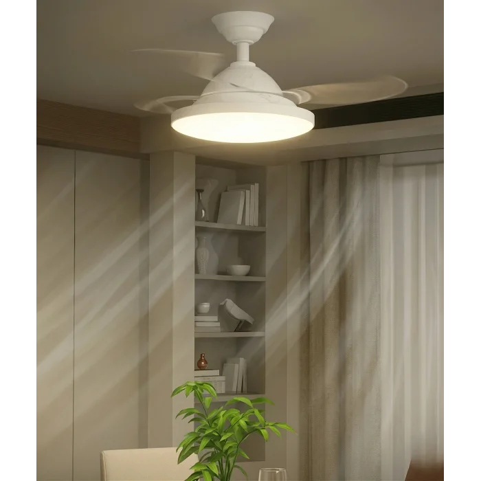 BUĞZ Eco Lounge CATA CT 1156 Dolunay 72W Fanlı Kumandalı Led Ampul 3 Renk
