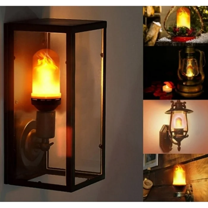 BUĞZ Eco Lounge CATA CT 4059 5W Led Alev Ampul E27 Duylu Amber