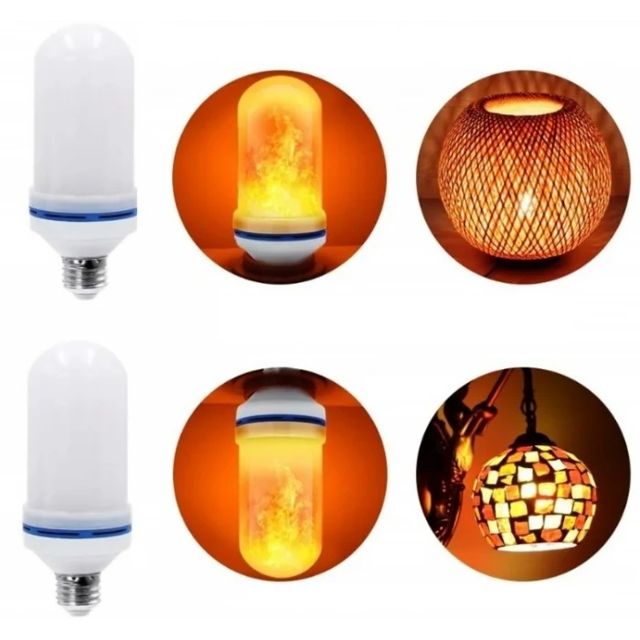 BUĞZ Eco Lounge CATA CT 4059 5W Led Alev Ampul E27 Duylu Amber