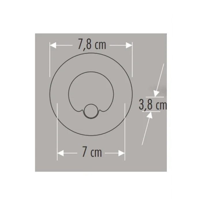 BUĞZ Eco Lounge CATA CT 5174 1.5W Radar Sensörlü Koridor Aydınlatması 3200K Gün Işığı