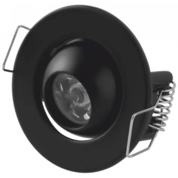 BUĞZ -- CATA CT 5268 Ufo Yıldız 1.5W Sıva Altı Led Spot Siyah Kasa Beyaz Işık 6400K