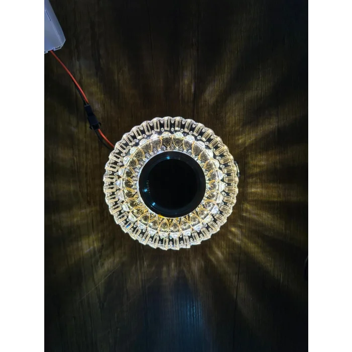 BUĞZ Eco Lounge CATA CT 6636 Manolya Dekoratif Ledli Cam Spot Kasası