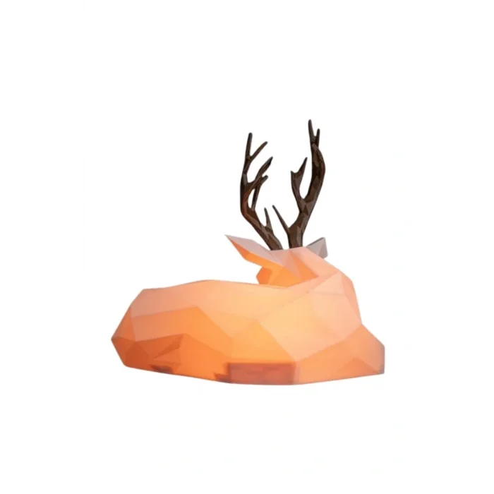 BUĞZ Eco Lounge Geyik Figür Gece Lambası 17 cm – LED Dahil Yılbaşı Dekorasyonu