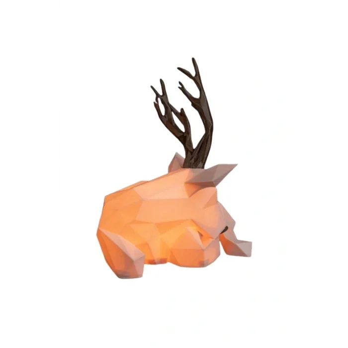 BUĞZ Eco Lounge Geyik Figür Gece Lambası 17 cm – LED Dahil Yılbaşı Dekorasyonu