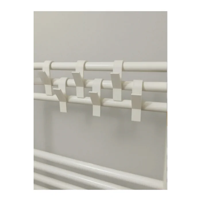 BUĞZ Eco Lounge Havlupan Askısı 6lı Set – Kaydırmaz Pratik Banyo Havlu Askılığı 10 cm