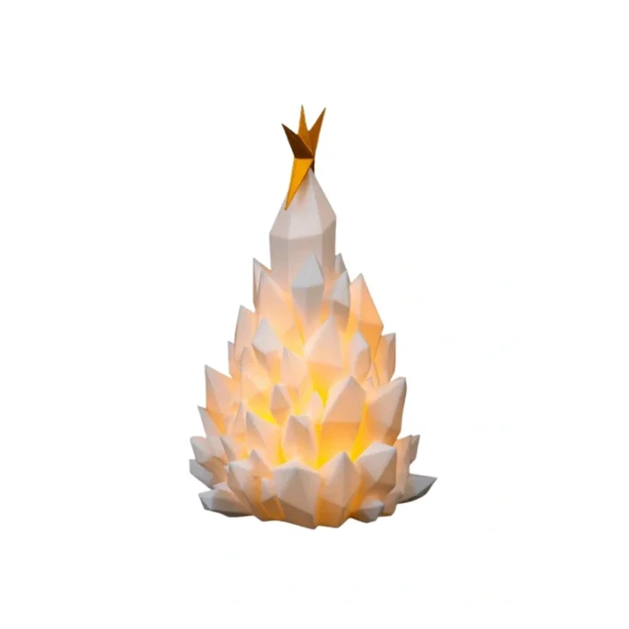 BUĞZ Eco Lounge Işıklı Çam Ağacı 19 cm – LED Mum Dahil Dekoratif Yılbaşı Gece Lambası