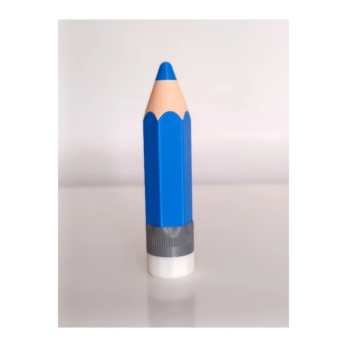 BUĞZ Eco Lounge Kalem Şeklinde Kalemlik – Mavi Masaüstü Organizer