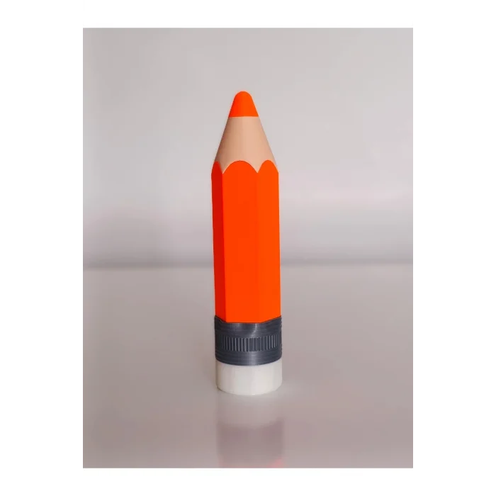 BUĞZ Eco Lounge Kalem Şeklinde Kalemlik – Turuncu Dekoratif Organizer