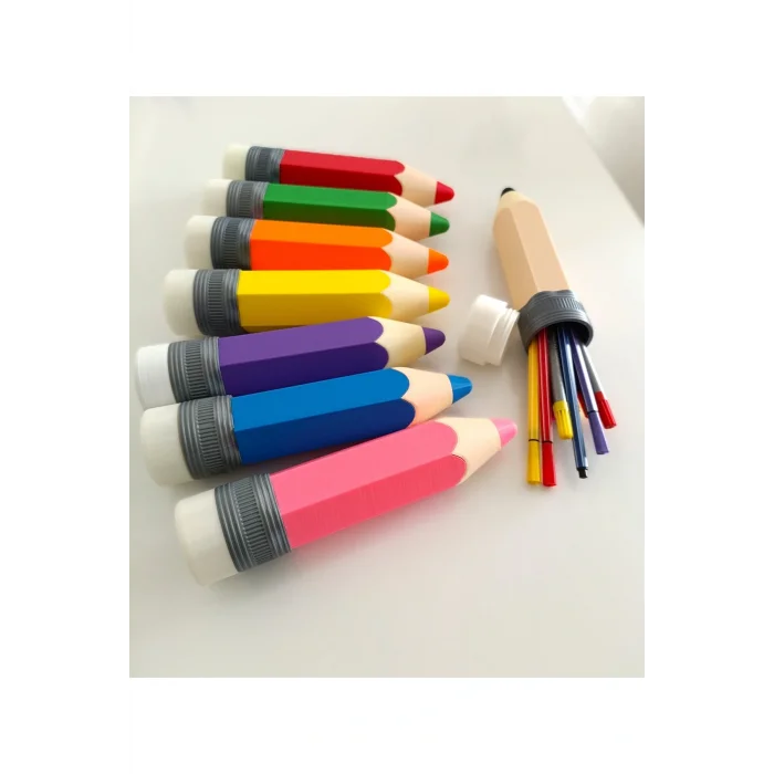 BUĞZ Eco Lounge Kalem Şeklinde Kalemlik – Yeşil Masaüstü Organizer