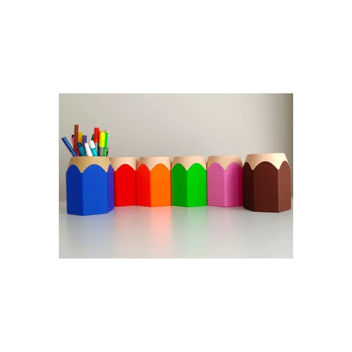 BUĞZ Eco Lounge Kalem Şeklinde Kalemlik – Yeşil Masaüstü Organizer