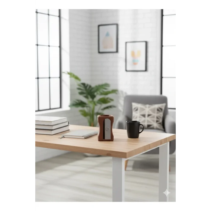 BUĞZ Eco Lounge Masaüstü Kalemtıraş Kalemlik – Şık Ofis Düzenleyici Hediyelik