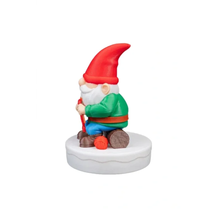 BUĞZ Eco Lounge Örgü Ören Noel Cücesi 8 cm – Minyatür Kış Masaüstü Dekoru