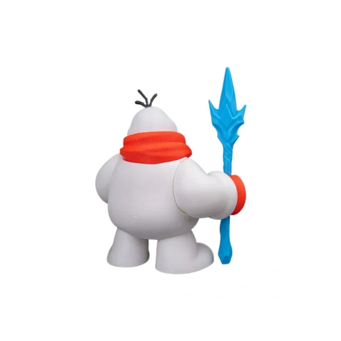 BUĞZ Eco Lounge Savaşçı Kardan Adam 23 cm – Koleksiyonluk Kış Dekoratif Figür