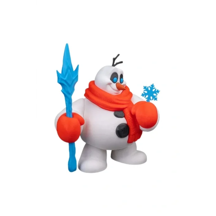 BUĞZ Eco Lounge Savaşçı Kardan Adam 23 cm – Koleksiyonluk Kış Dekoratif Figür