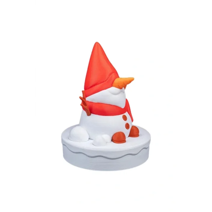 BUĞZ Eco Lounge Sevimli Kardan Adam Biblo 8 cm – Masaüstü Minyatür Kış Dekoru