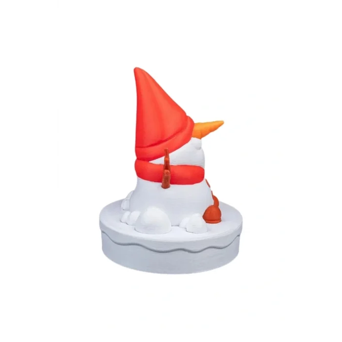 BUĞZ Eco Lounge Sevimli Kardan Adam Biblo 8 cm – Masaüstü Minyatür Kış Dekoru