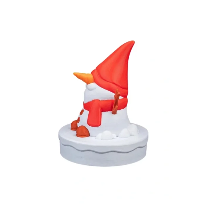 BUĞZ Eco Lounge Sevimli Kardan Adam Biblo 8 cm – Masaüstü Minyatür Kış Dekoru