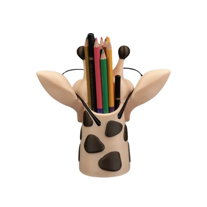 BUĞZ Eco Lounge Zürafa Kalemlik & Gözlük Standı 16 cm – Masaüstü Organizer