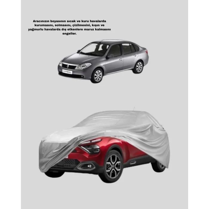 BUĞZ Egea Sedan Egea Hatchback Linea Albea Siena Uyumlu Oto Brandası Yaz Kış Koruyucu