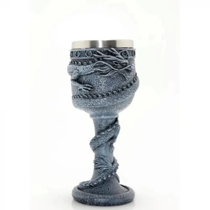  Ejderha Tasarımlı Paslanmaz Çelik Kadeh Bardak Model 1