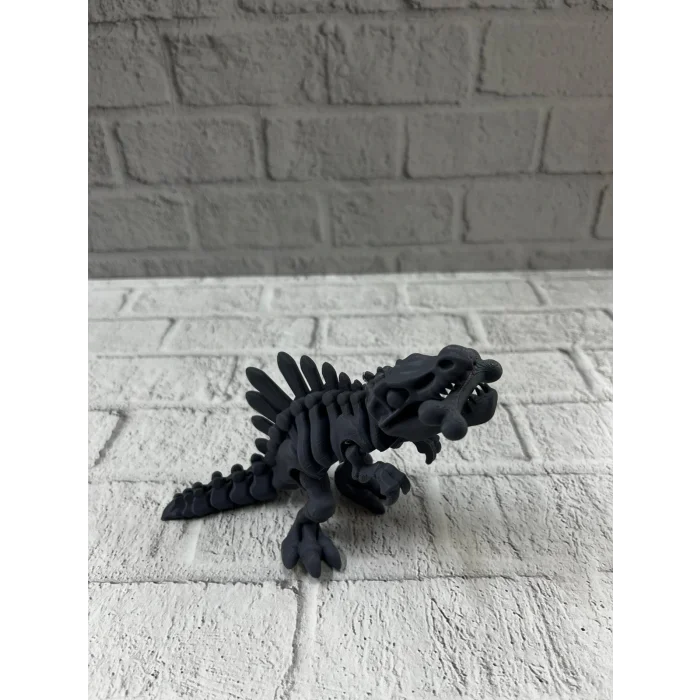 BUĞZ Eklemli Hareketli Dinazor Figürü Siyah – Dekoratif Masa Üstü Oyuncak