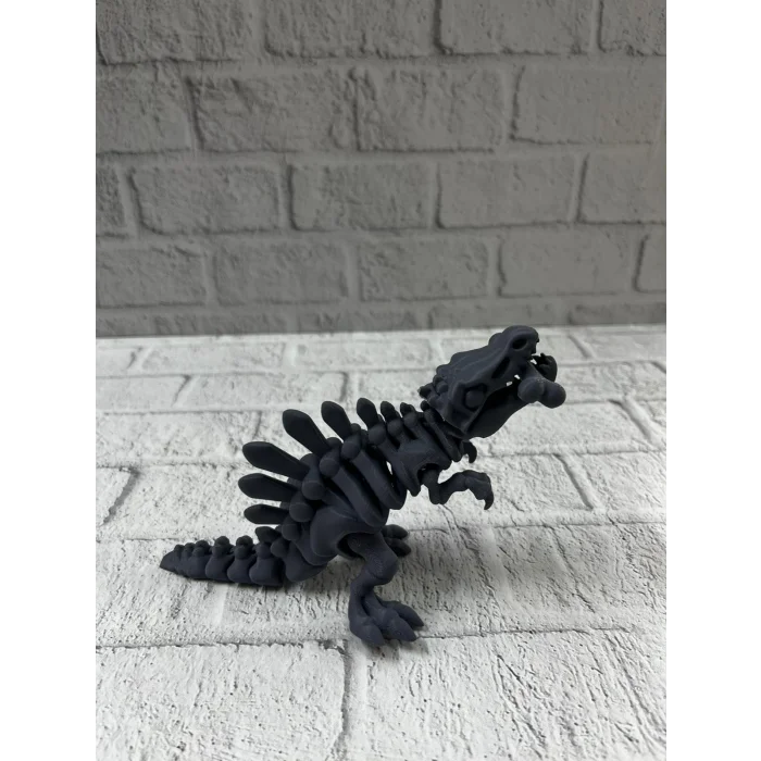 BUĞZ Eklemli Hareketli Dinazor Figürü Siyah – Dekoratif Masa Üstü Oyuncak - Lisinya