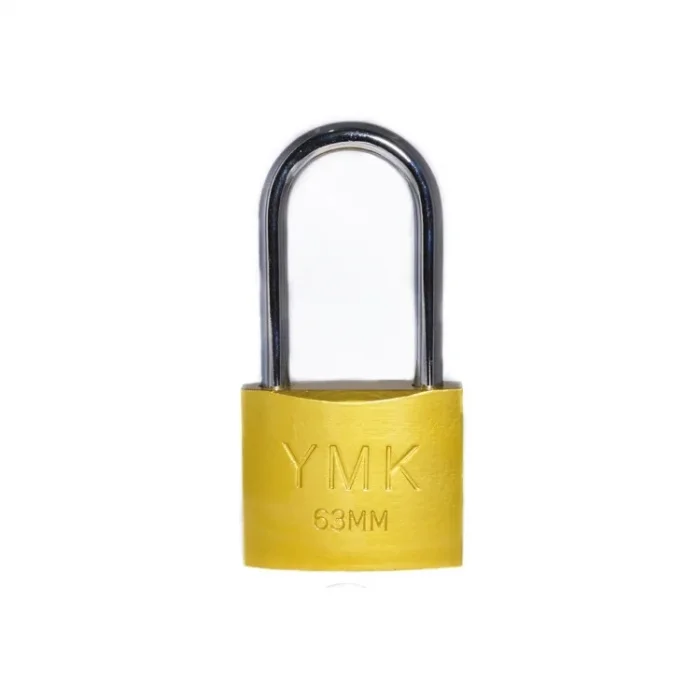 BUĞZ Eko Sarı Boyalı Uzun Kancalı Asma Kilit 50mm