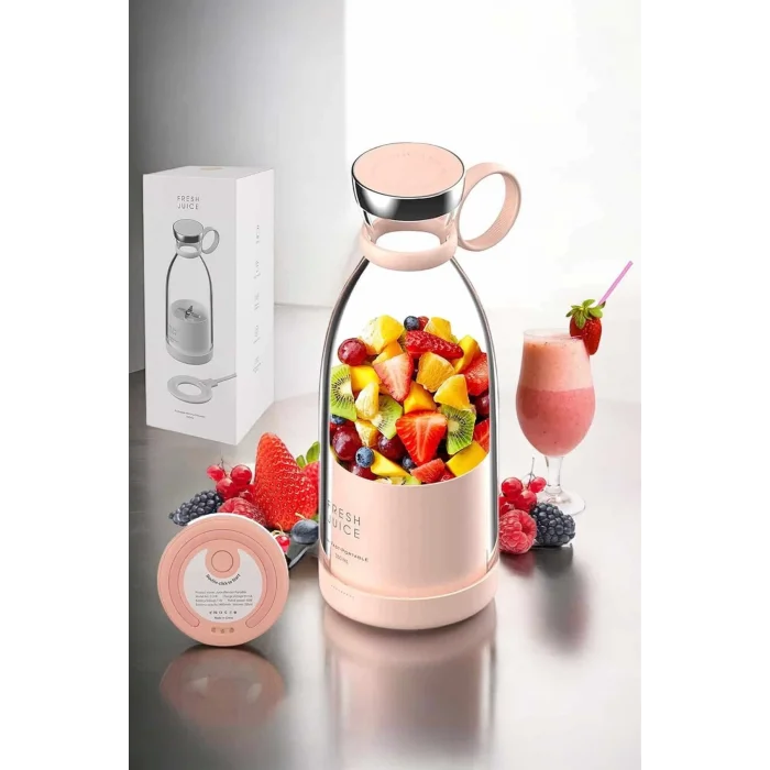  El Blender Taşınabilir Meyve Blender Şarj Edilebilir Taşınabilir Blender Elektrikli