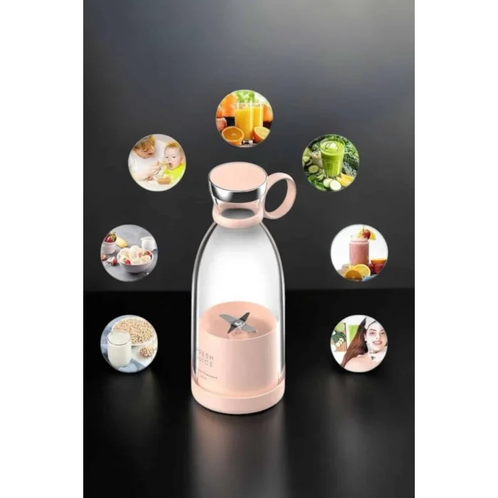  El Blender Taşınabilir Meyve Blender Şarj Edilebilir Taşınabilir Blender Elektrikli