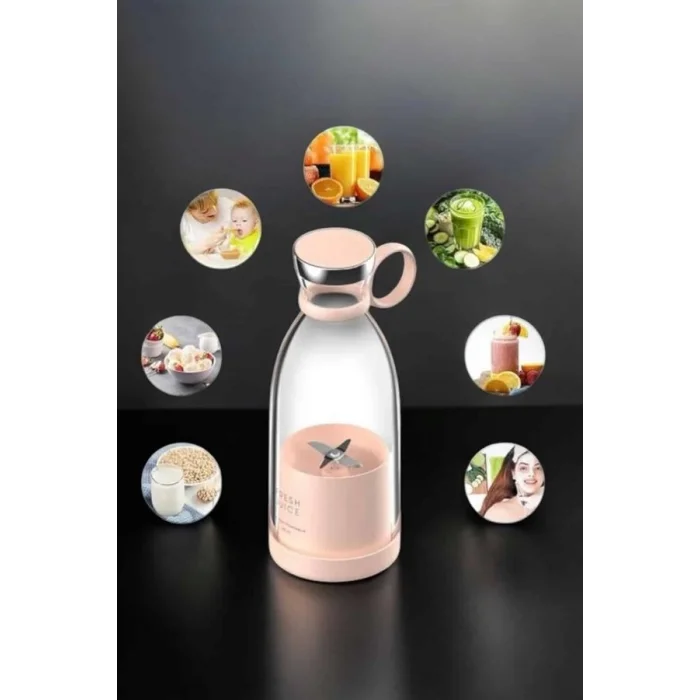  El Blender Taşınabilir Meyve Blender Şarj Edilebilir Taşınabilir Blender Elektrikli